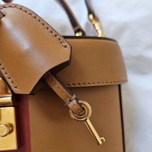 Mark Cross Benchley Bag with Contrast Stripe - Picture 5 of 5